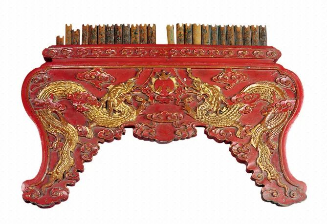 凤箫 年代：清 材质：竹、木 湖南博物院藏