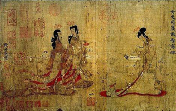 《女史箴图》（局部，女史司箴，敢告庶姬）