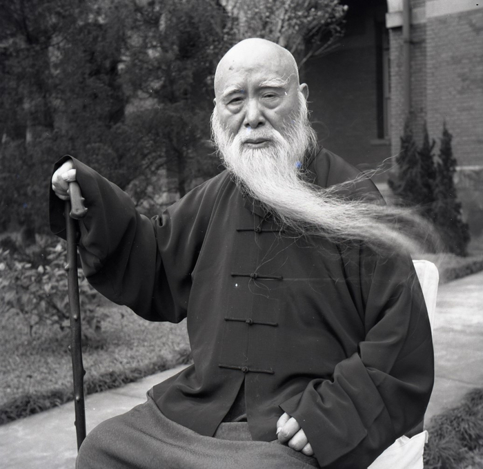 郎静山《于右任》