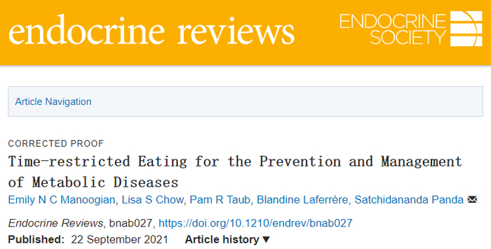 Endocrine Reviews官网