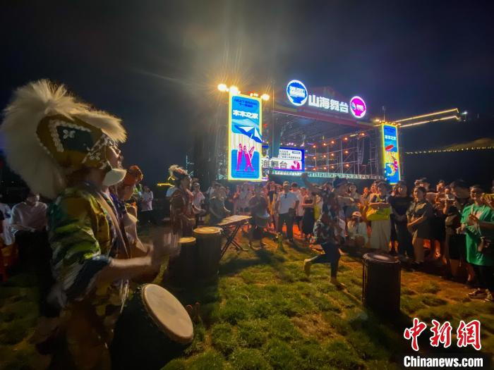 平流尾讨海音乐节现场。　连江县融媒体中心 供图