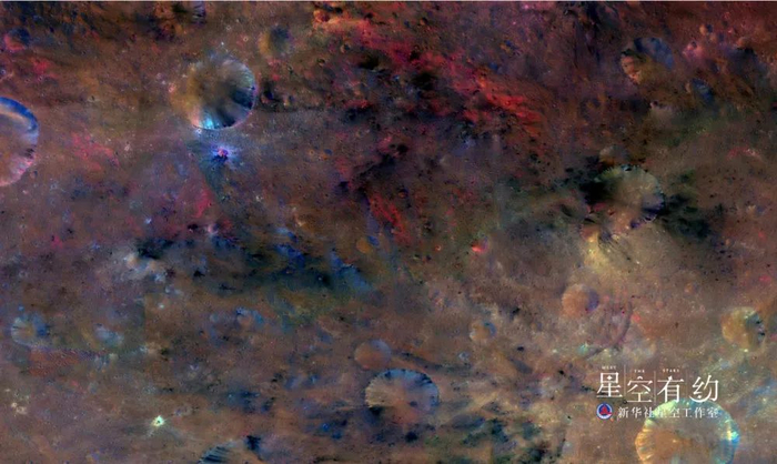 灶神星的地表状况。新华社/法新