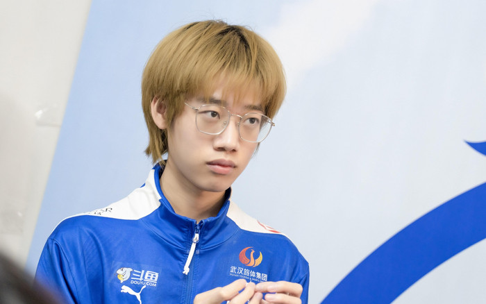 黄垚钦说目标永远是冠军。  武汉eStarPro俱乐部供图