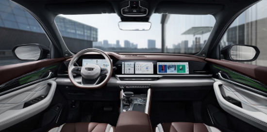 （星越L棕白双拼内饰）