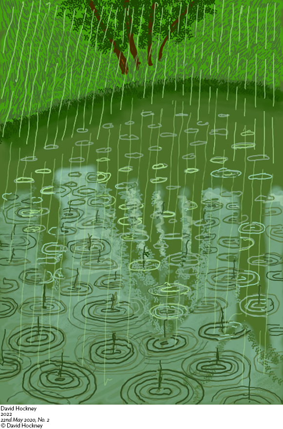 《2020年5月22日，No.2》，大卫·霍克尼，2022年，©大卫·霍克尼