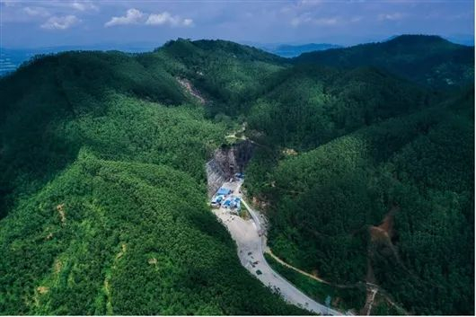 江门中微子实验现场航拍图。高能所供图