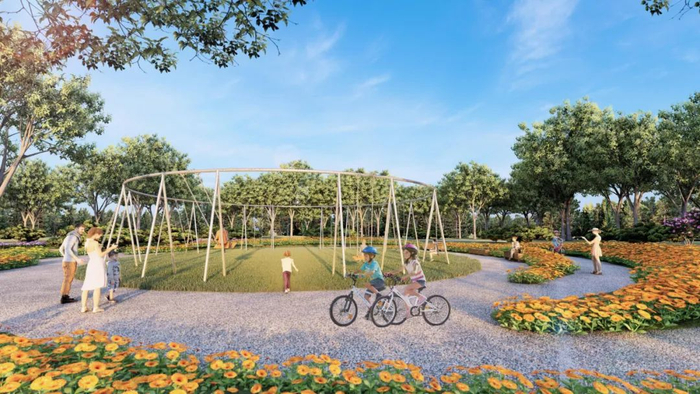 风谷智慧运动休闲公园效果图。