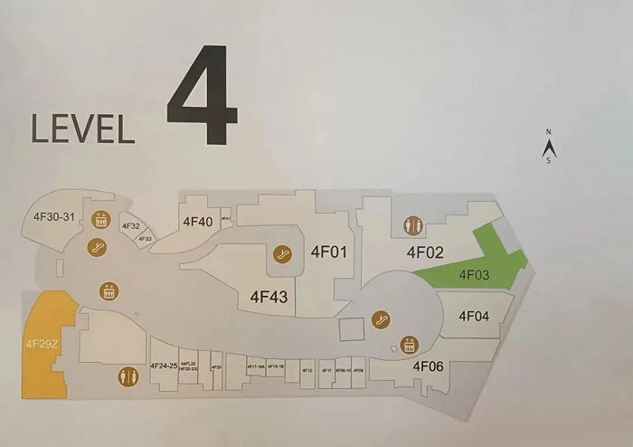 4F03为安德玛原来的位置，图源：品牌数读