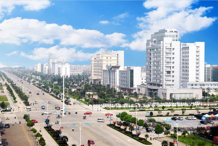 罗山县城风光 罗山县人民政府官网 图