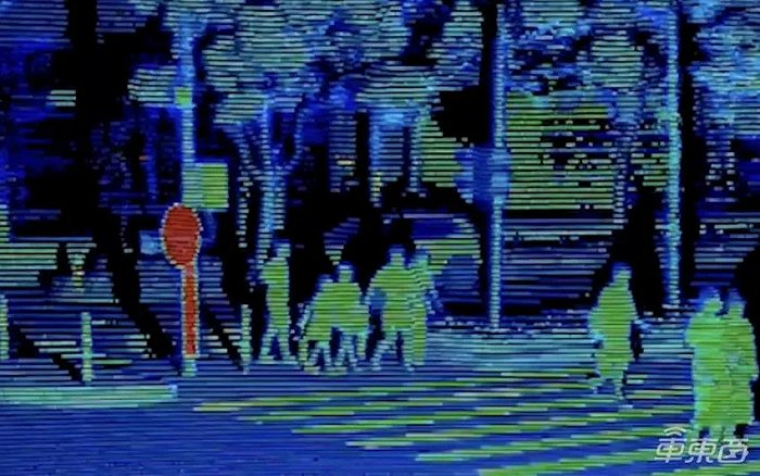 ▲禾赛科技AT128生成的点云图