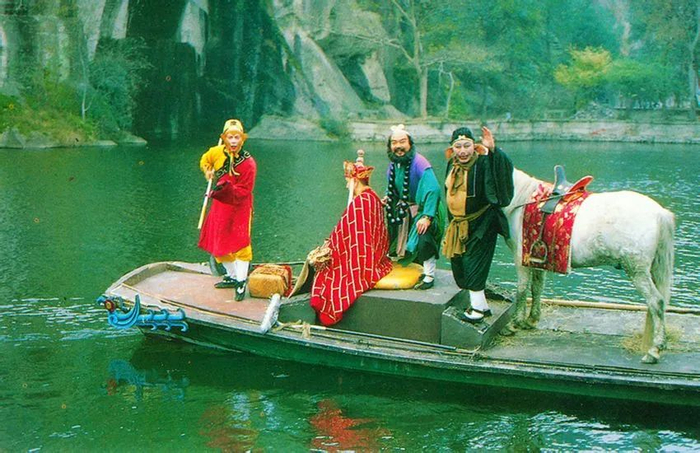 西天取经的师徒四人以及白龙马。图/《西游记》