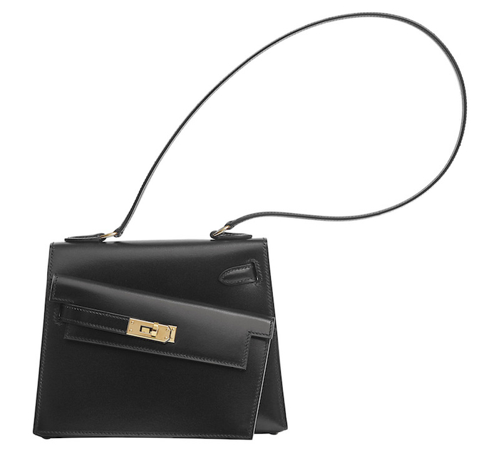 Kelly II Sellier en désordre box 小牛皮包袋