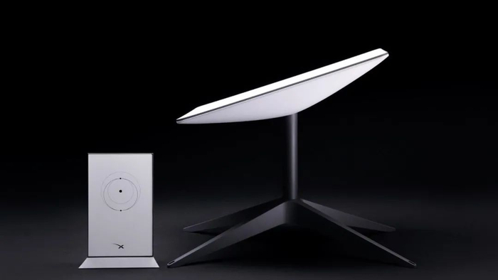 星链设备天线展开状态