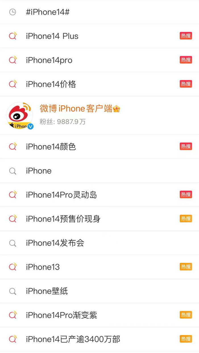 图片来源：苹果、微博