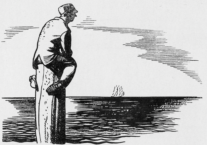 洛克威尔·肯特插画 《白鲸》