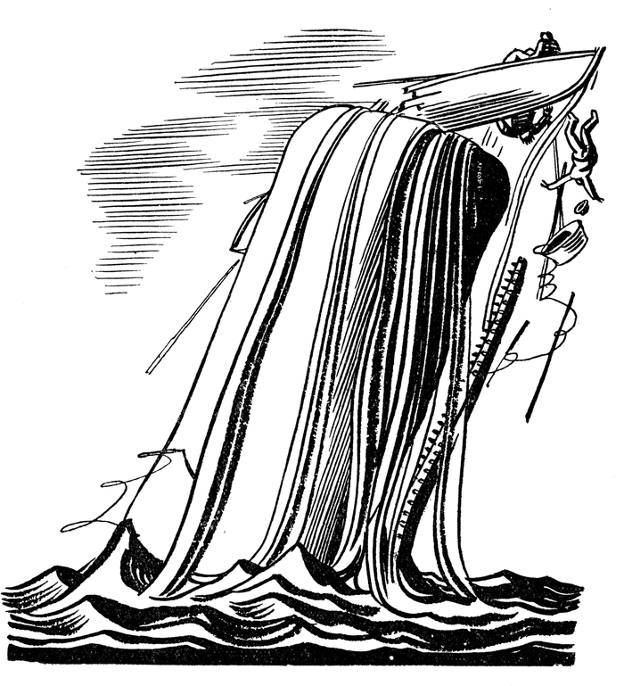 洛克威尔·肯特插画 《白鲸》