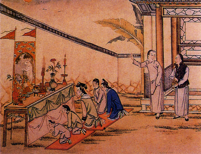 祭月所祭的诸神与神物中，人们祭拜的便有玉兔。 视觉中国资料图