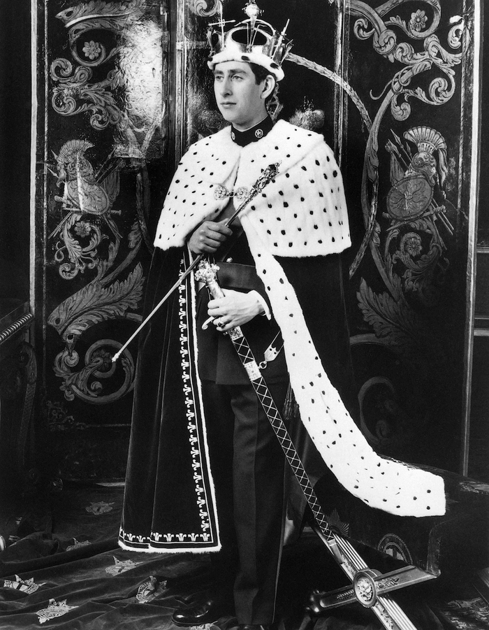 当地时间1969年7月1日，英国威尔士，加冕仪式上的查尔斯王子。