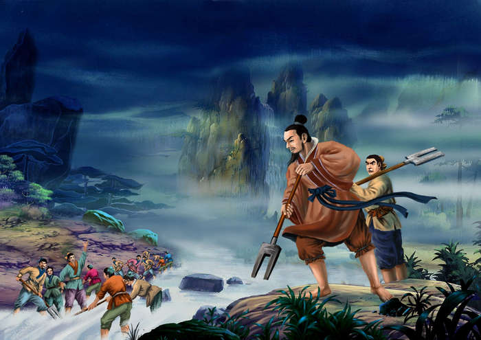 大禹治水想象图