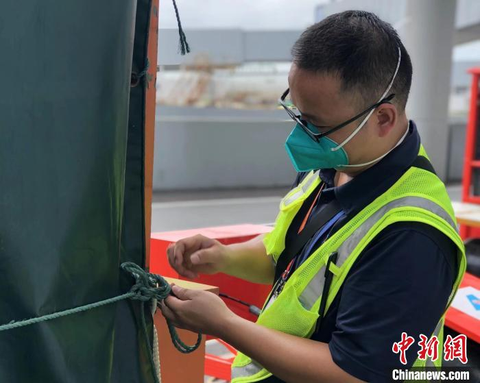 南航上海分公司提前研判台风路径和强度，评估上海两场飞机系留、转场等方案 南航供图