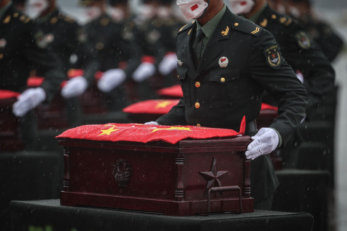 第九批在韩中国人民志愿军烈士遗骸回国|抗美援朝烈士陵园|志愿军