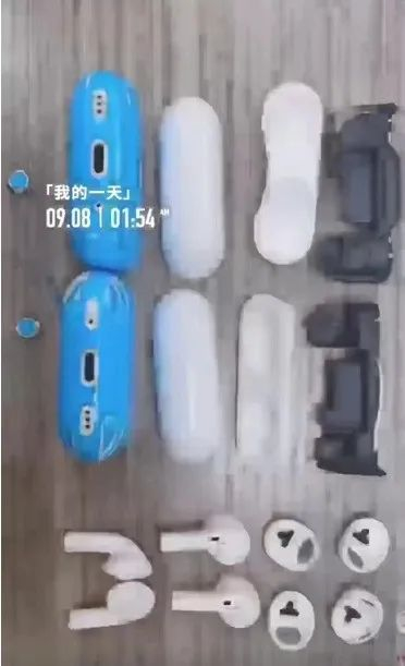 图 |&nbsp;商家视频截图，9月8日就已经有外壳