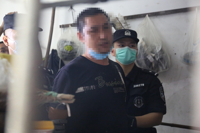 嫌疑人熊某某被抓获。九龙坡警方 图