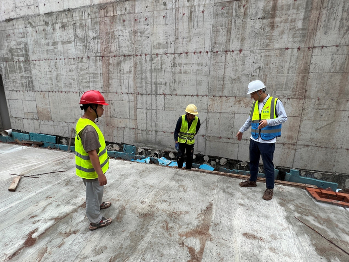 ▲长桥江山线上工地开放