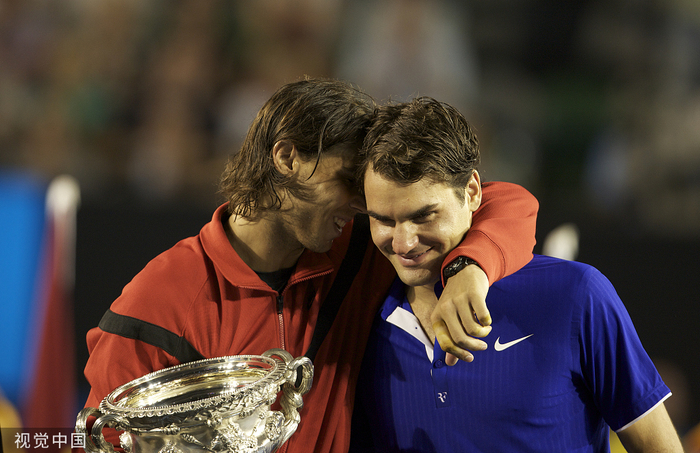 2009年澳网留影。