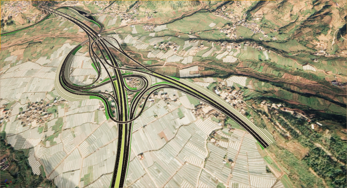 ▲大兴枢纽互通效果图