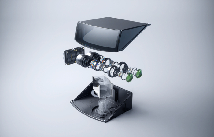 搭载在理想L9等车型上的激光雷达AT128的内部组件