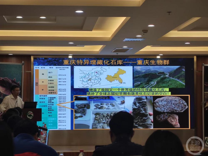 　　▲9月28日，中国科学院古脊椎动物与古人类研究所召开“从鱼到人”探源研究重大成果新闻发布会。 摄影/上游新闻记者 李洪鹏