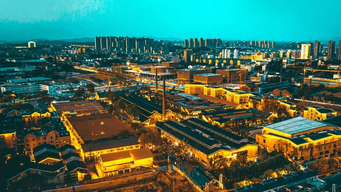 陶溪川鸟瞰图（景德镇陶邑文化发展有限公司/供图）