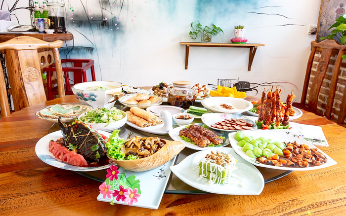 昌平区十三陵镇仙人洞村素宴。受访者供图