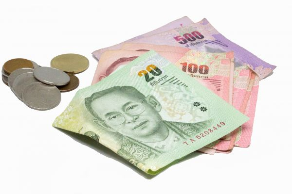 泰铢资料图。（视觉中国）