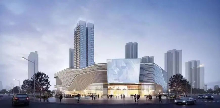 万科城市之光商业体效果图