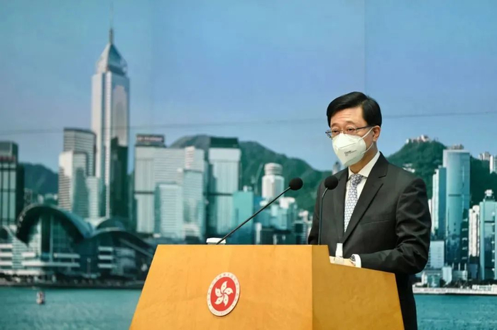 李家超 资料图 图源：澎湃影像