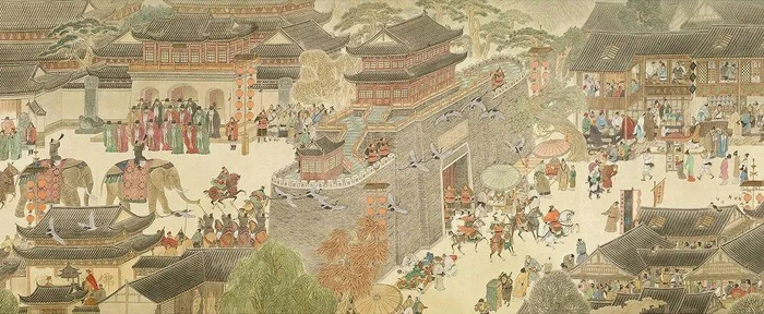 《南宋御街繁盛图》局部，戴宏海