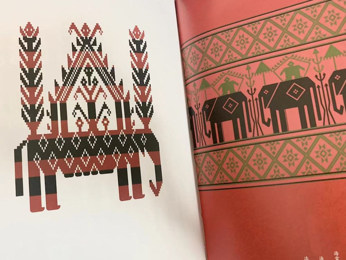 傣族的象纹      纹藏团队 图