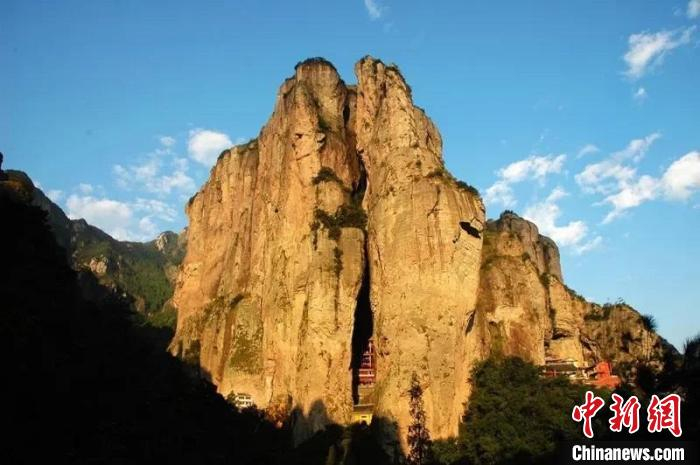 雁荡山合掌峰。图片来源：台湾《经济日报》