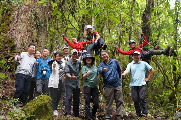 　2022年8月，科考队员完成在中国察隅巨树前期调查工作