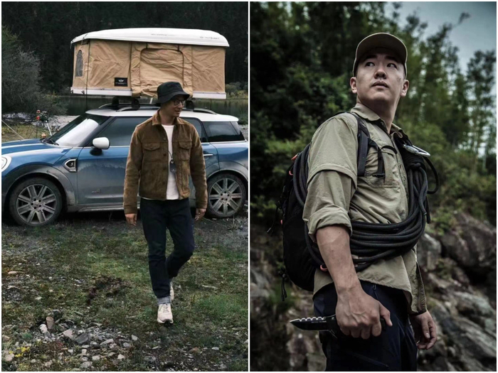 山野主义创始人杨天祥（左）与朱炜强（右）山野主义 图