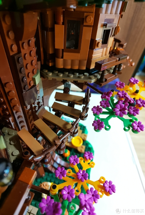 梦幻樱花--乐高21318树屋拼搭及改造