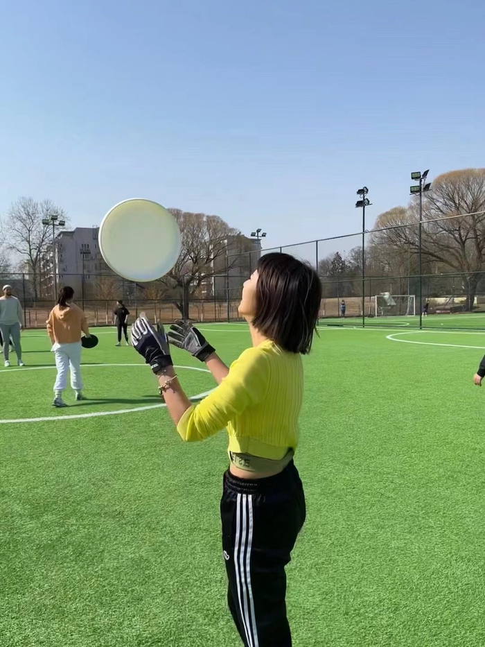 飞盘是一项对新人友好的运动。&nbsp; &nbsp;龙龙 图