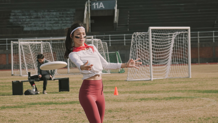 2015年，郭騂决定打造国内第一支女子飞盘队。&nbsp; &nbsp;&nbsp;郭騂 图