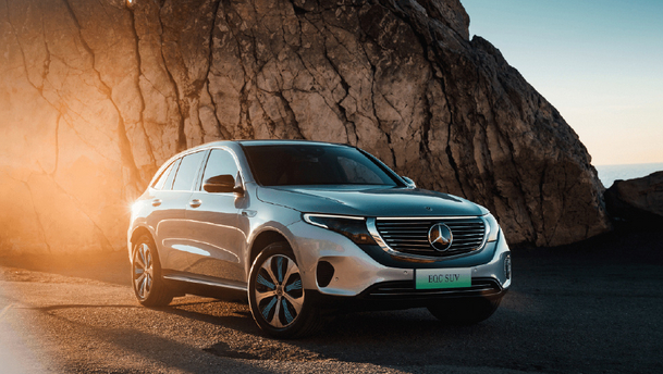 奔驰EQC电动车  图片来源：梅赛德斯-奔驰官网