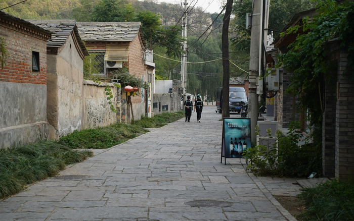 黄山店村村景。新京报记者 王巍 摄