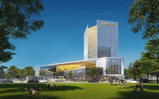 新金环广场项目效果图。