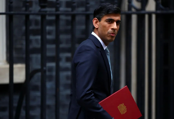 资料图：英国前财政大臣苏纳克。图/IC photo