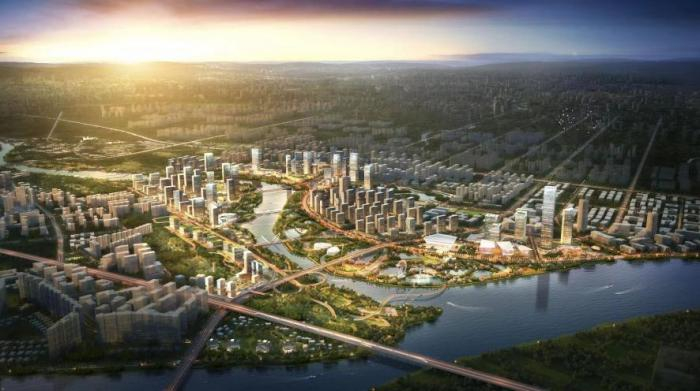 （广佛青创城效果图。）